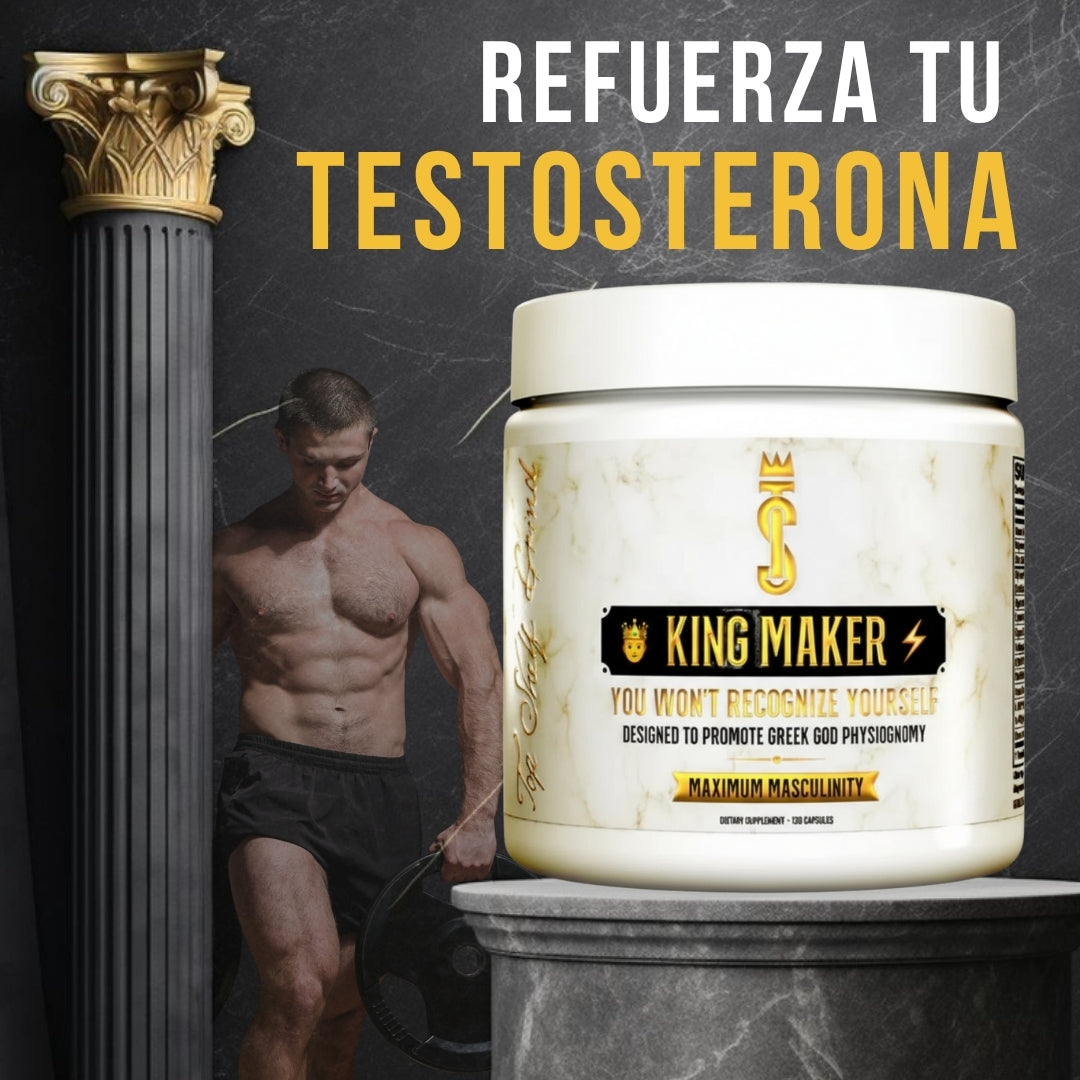 🔥King Maker 13 En 1 – Suplemento Masculino para Energía, Testosterona y Rendimiento 💪