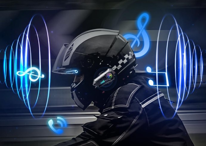 Audífonos Bluetooth para Casco de Moto BT-12🏍️