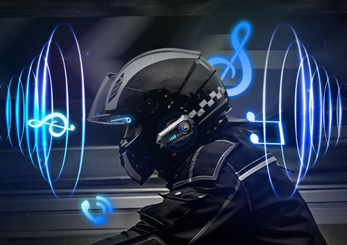 Audífonos Bluetooth para Casco de Moto BT-12🏍️