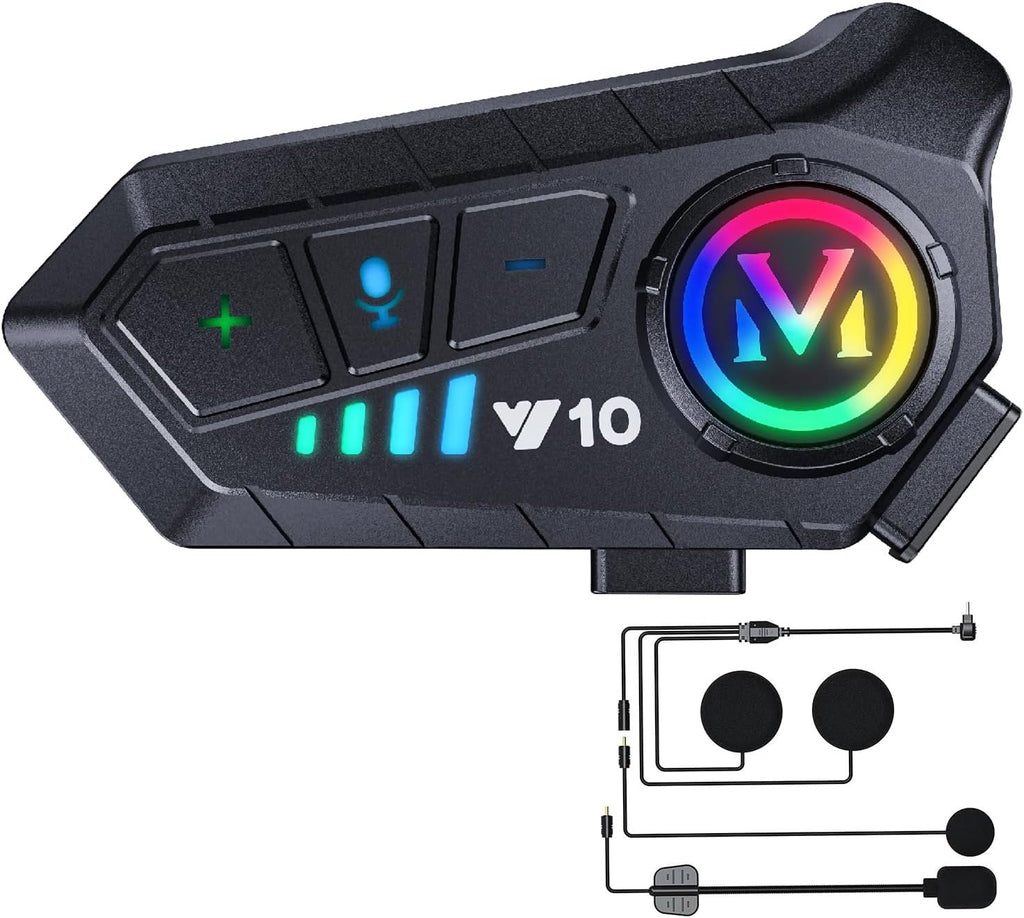 Audífonos Bluetooth para Casco de Moto BT-12🏍️
