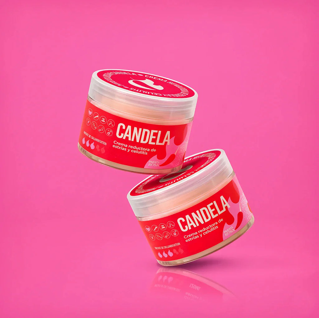 Candela 🌸 Crema Reductora de Estrías y Celulitis | Piel Más Firme y Suave ✨🔥 OFERTA